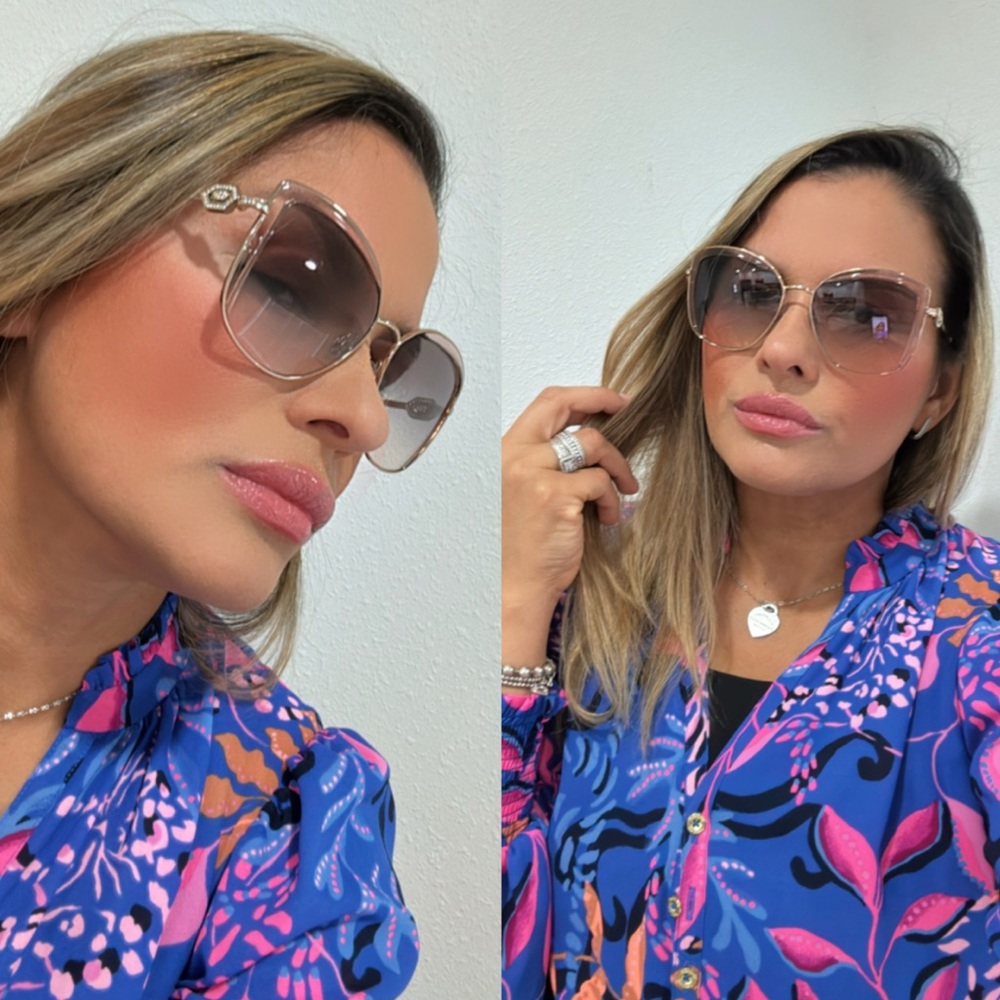 Bvlgary BV6128B Sunglasses by Bvlgary Shape: Square / Oversized, Material: Met - Picture 5 of 15